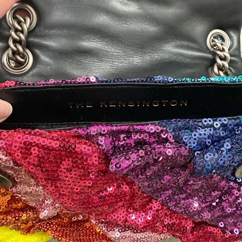 Kurt Geiger Multicolor Sequin Shoulder Bag - Picture 3 of 5